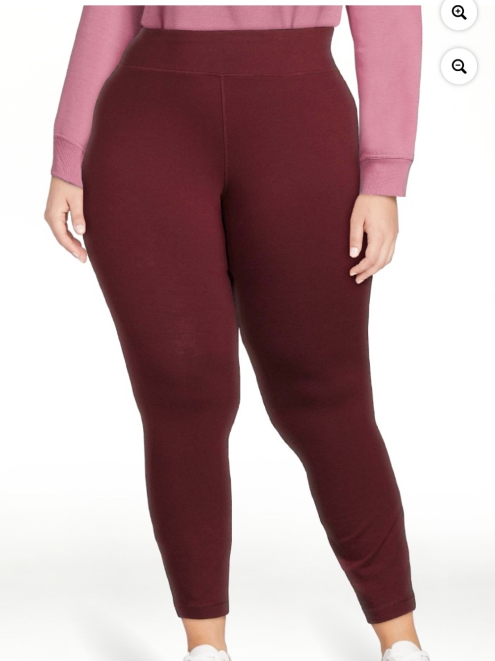 Athletic Works Women’s Plus Durango Red Dri More Ankle Leggings Size 2X NWT